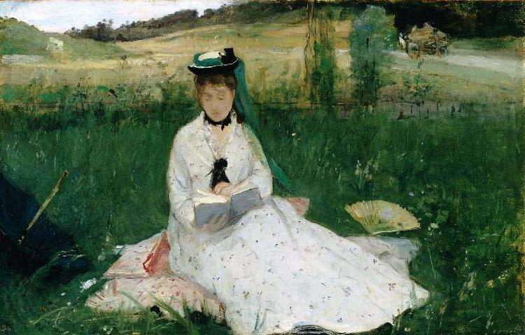 Berthe Morisot Reading,